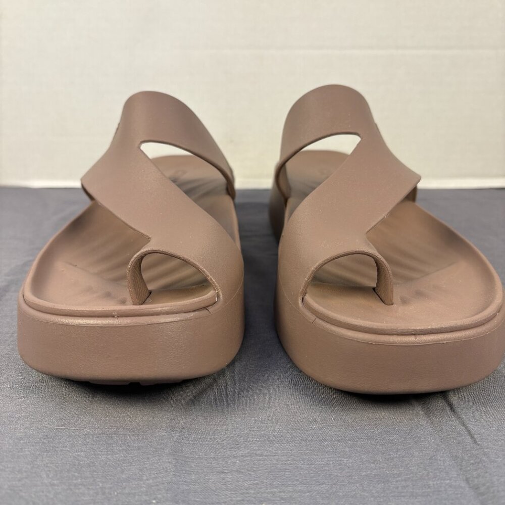 Crocs Women's Getaway Platform Toe Loop Sandal - "Truffle" in Color W Size 9